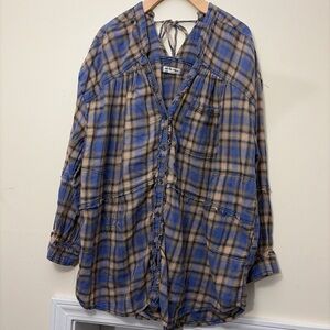 We The Free One of the boys  Plaid Button-Up Shirt
